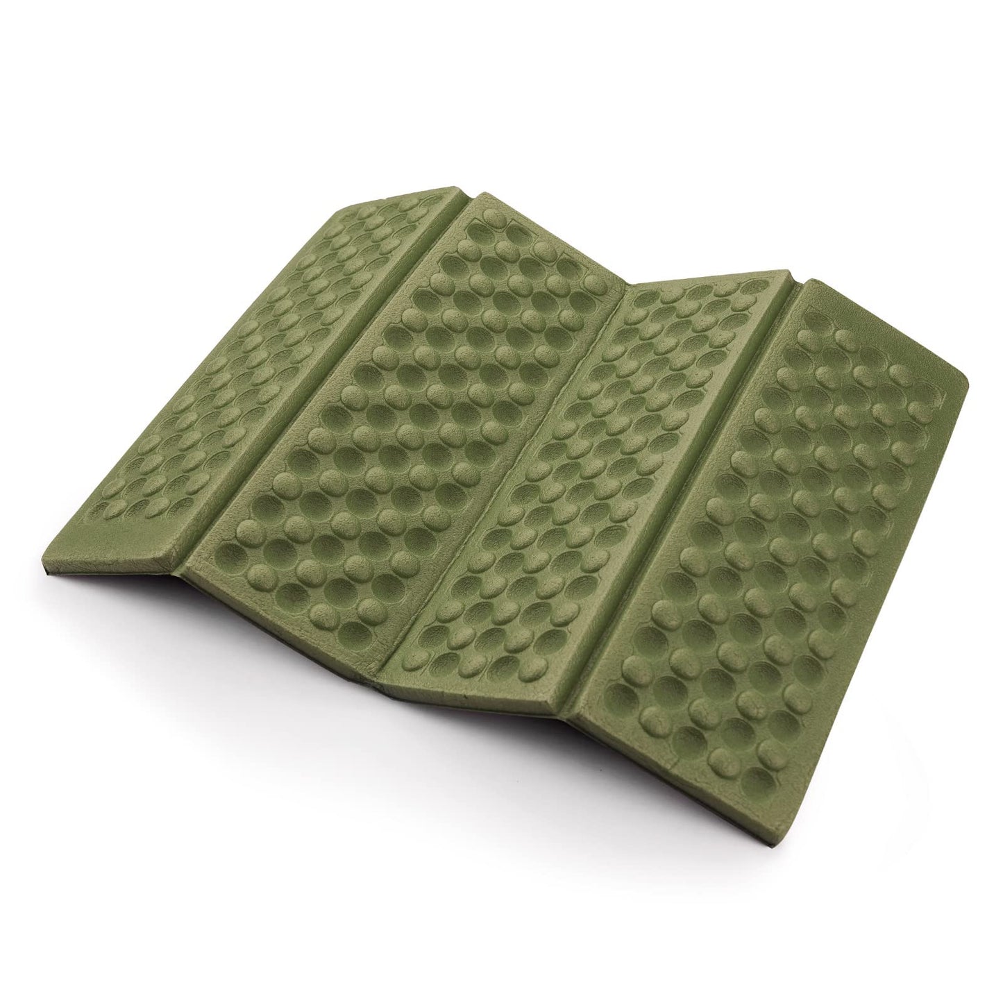 AceCamp 3940 Portable Lightweight Mini Waterproof Folding Mat, Foam Sitting Pad for Outdoor Activities, Foldable Kneeling and Seat Cushion for Comfort, Red
